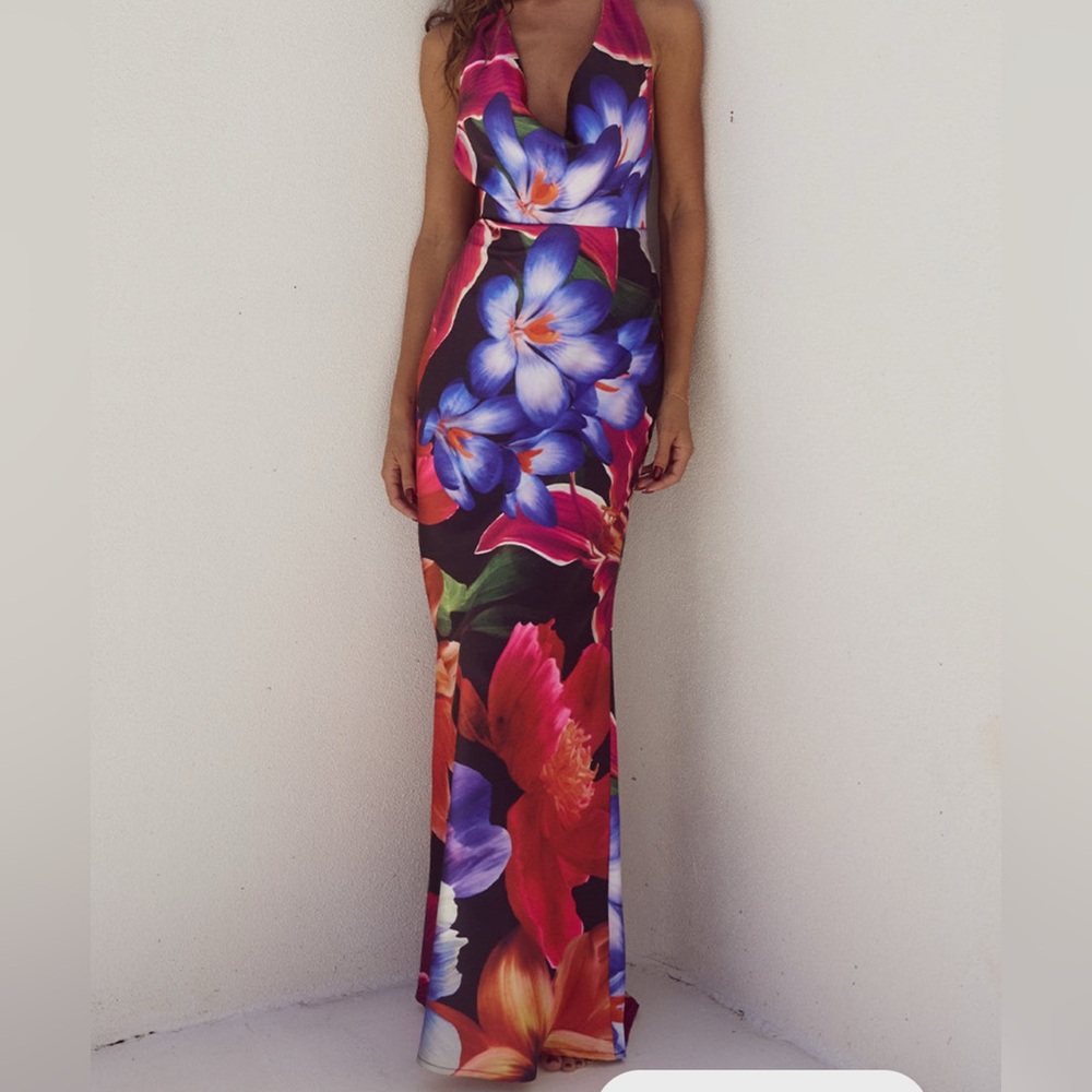 Runaway the Label Posey Maxi Dress, L